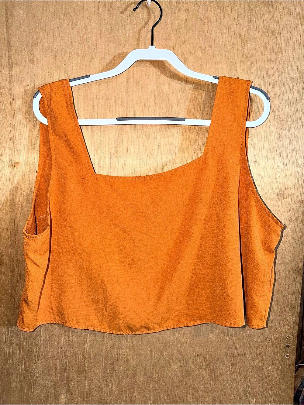 SHEIN Orange Wide Leg Jumpsuit Size 3XL Like New - Picture 2 of 5